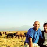 #ThrowbackThursday - Petter Granli and Joyce Poole in Amboseli ca. 2002. A decades-long study of elephant social behaviour, communication and cognition is what forms the core of our long-term research of these remarkable animals. Listening to the voices of elephants has taught us that communication is the glue that binds the social network of an intelligent species, and its study offers a window into their hearts and minds. If you want to learn more about elephant behaviour visit The Elephant Ethogram via the link in our bio. #theelephantethogram #elephantvoices #elephants #amboseli #visitkenya #animalbehaviour #wildlife #stopthetrade #conservationresearch #wildlifephotography #wildlifeconservation #elephantcommunication #elephantbehaviour #ethology #elephantresearch #animalbehavior #conservationscience #conservationbiology #animalemotions #ethogram #throwback